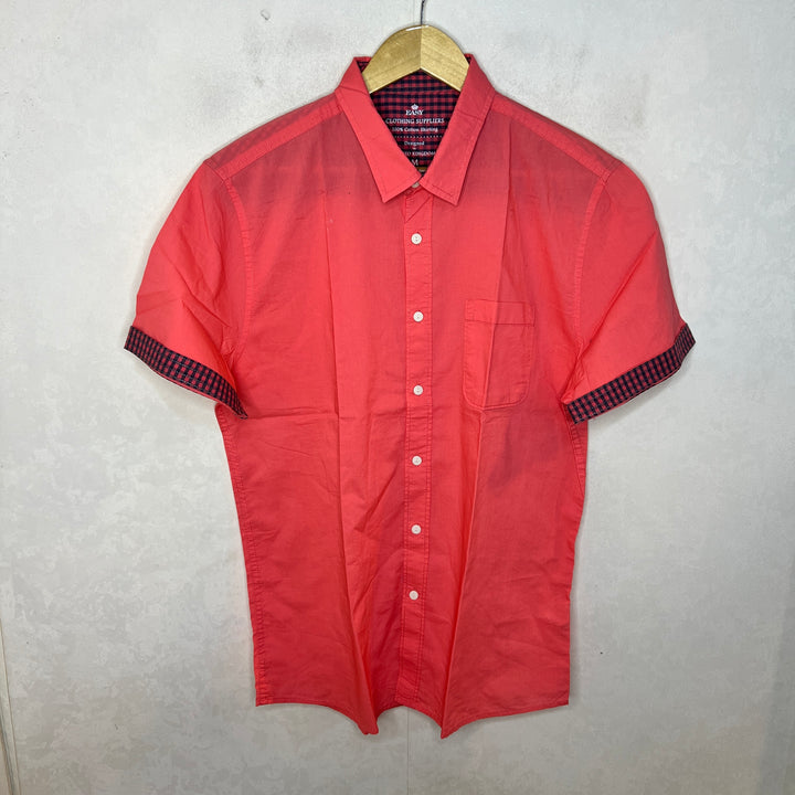 EASY HALF SLEEVES COTTON SHIRT