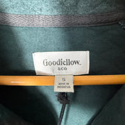 GOOD FELLOW &CO 4 BUTTON FLEECE PULLOVER BRAND NEW GREEN COLOUR