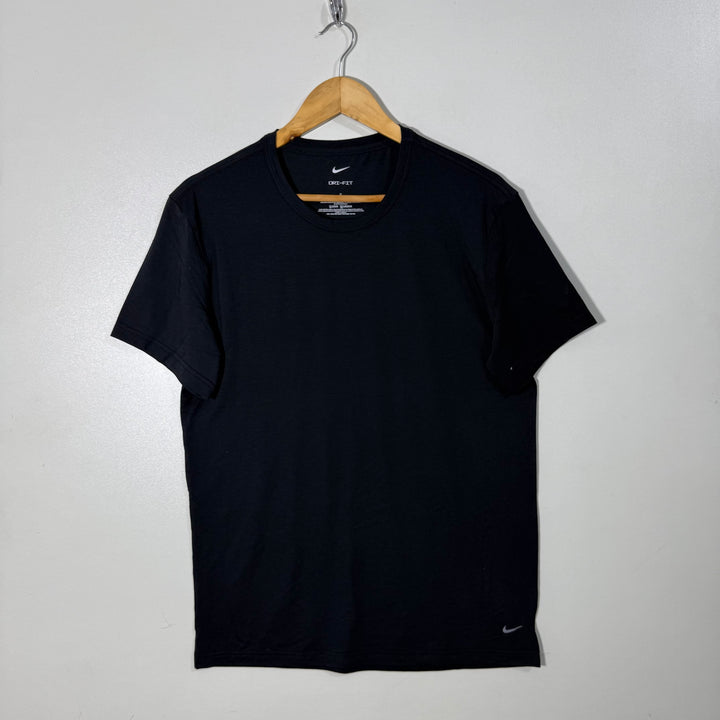 NIKE DRI FIT LIGHT WEIGHT SPORT TSHIRT BLACK COLOUR
