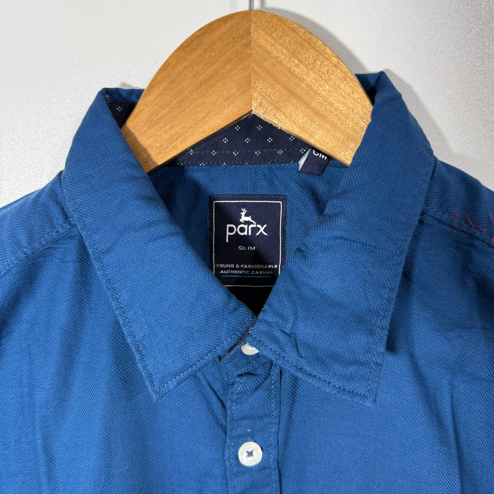 PARX COTTON SHIRT  BLUE COLOUR