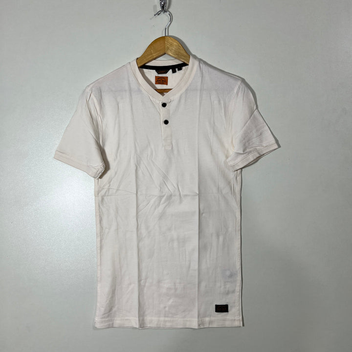 SUPERDRY HENLEY COLLAR CITTON TSHIRT