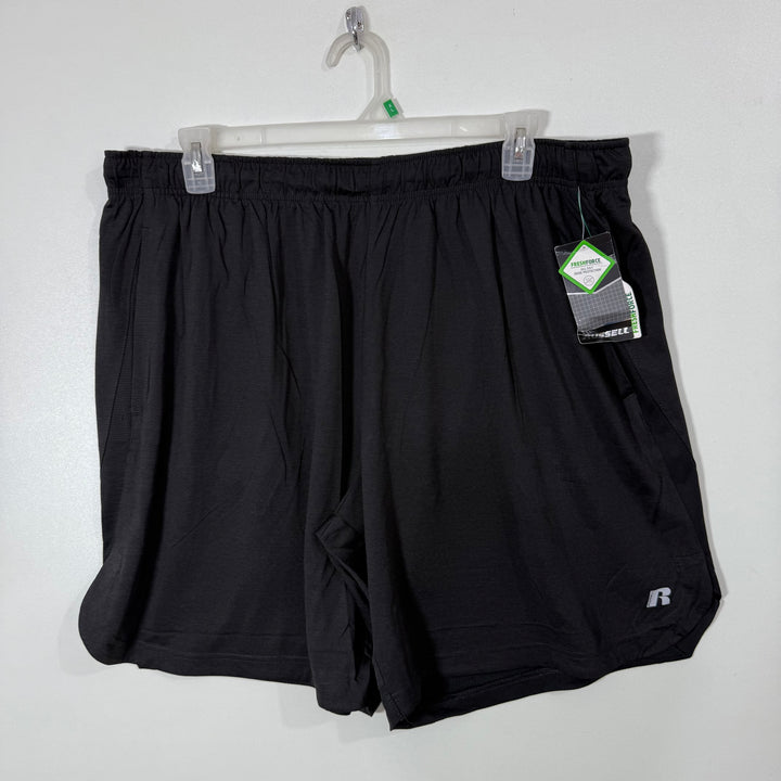 RUSSELL FRESH FORCE SPORT SHORT BRAND NEW BLACK COLOUR