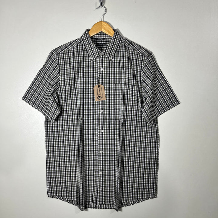 GEORGE BUTTON DOWN HALF SLEEVES SHIRT