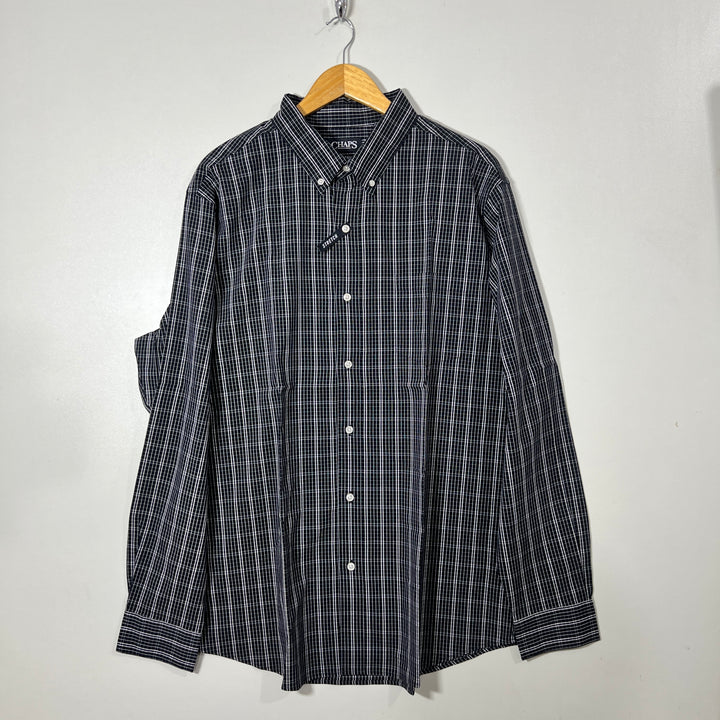 CHAPS BUTTON DOWN CASUAL COTTON SHIRT BRAND NEW