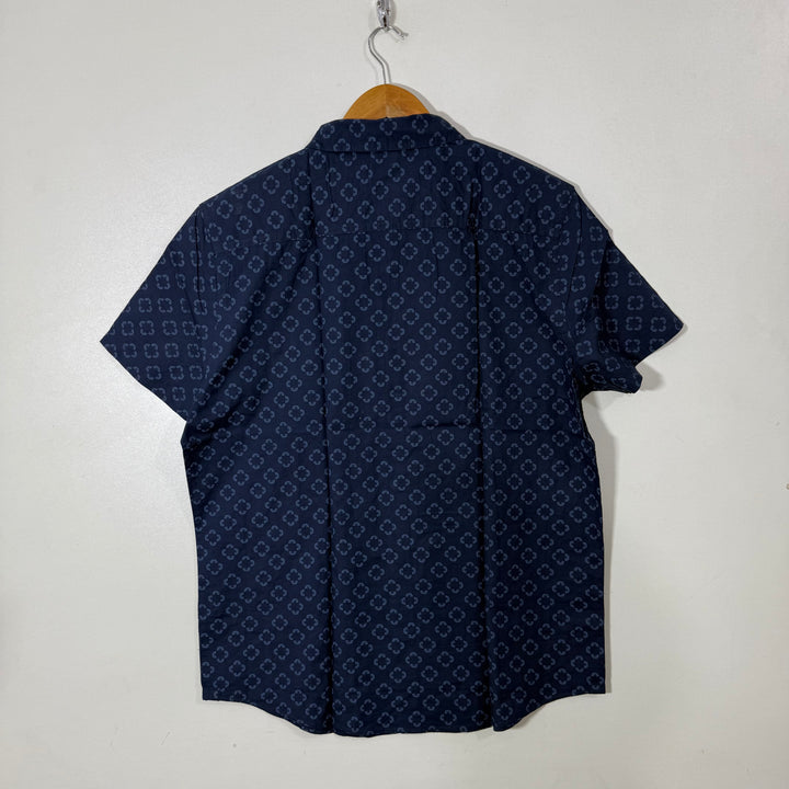 BRILLIANT BASIC PRINTED HALF SLEEVES COTTON SHIRT
