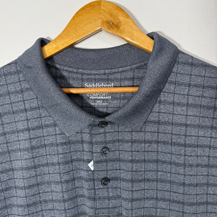 SADDLEBRED SPORT POLO TSHIRT BRAND NEW GREY COLOUR