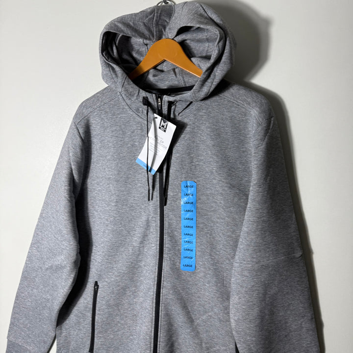 MEMBERS MARK TECH FLEECE JACKET BRAND NEW GREY COLOUR WITH STRETCH