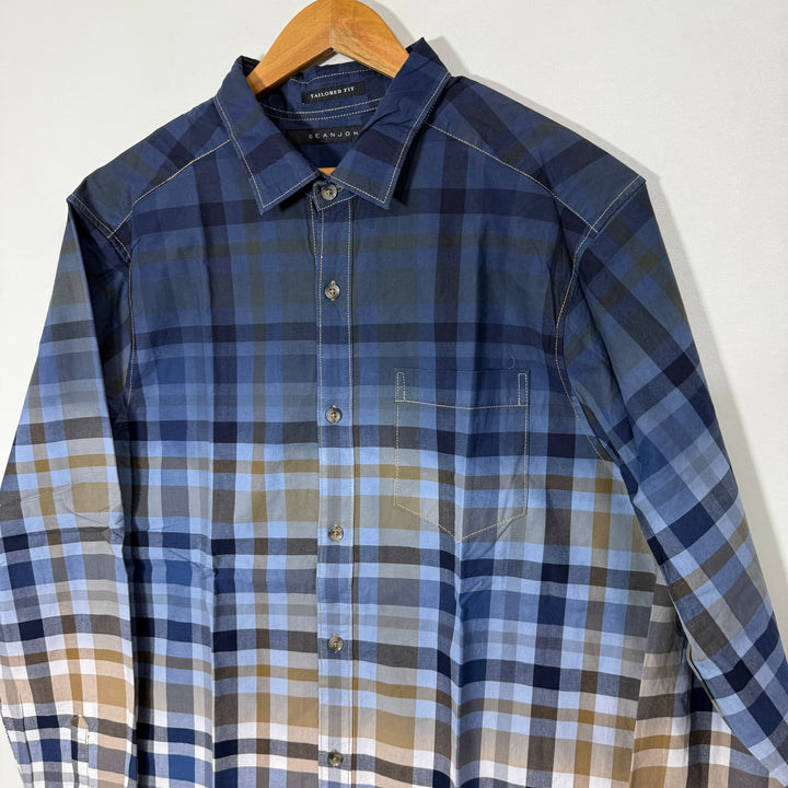 SEANJOHN TAILORED FIT CASUAL COTTON SHIRT
