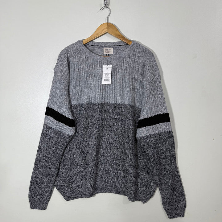 GEORGE OVERSIZED DROPPED SHOULDER KNITWEAR COTTON SWEATER BRAND NEW