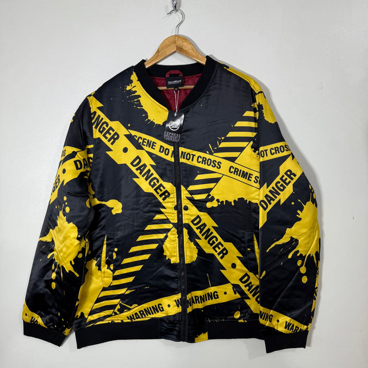 FRESH HOOD BEN COLLAR PRINTED JACKET BRAND NEW