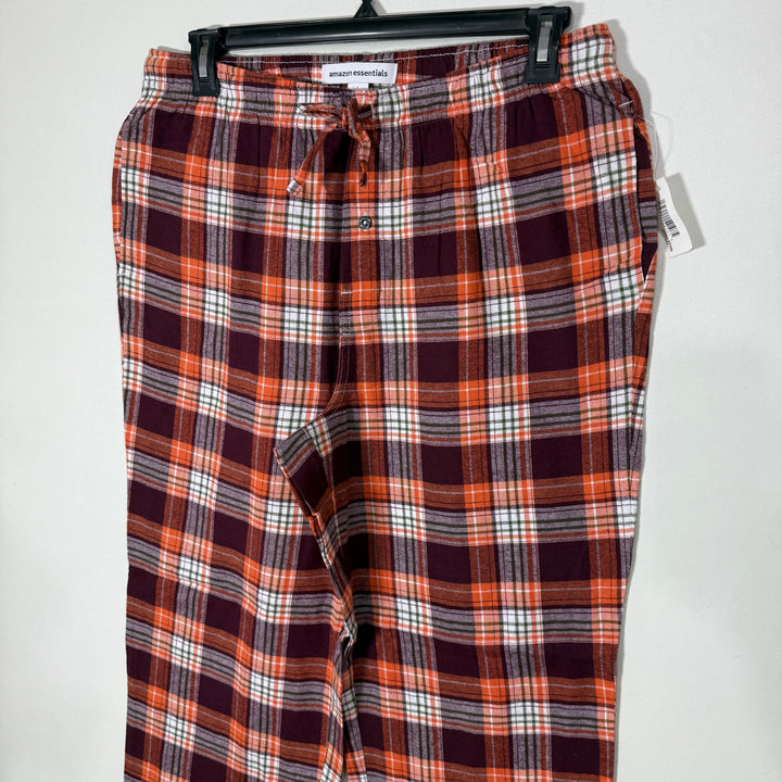 AMAZON ESSENTIALS CHECKERED FLANNEL COTTON TROUSER BRAND NEW