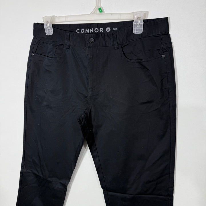 CONNOR SLIM FIT COTTON JEANS BLACK COLOUR WITH STRETCH