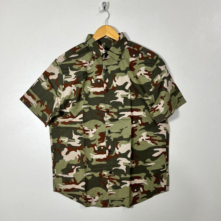 USE ORIGINAL CAMOUFLAGEHALF SLEEVES SHIRT BRAND NEW