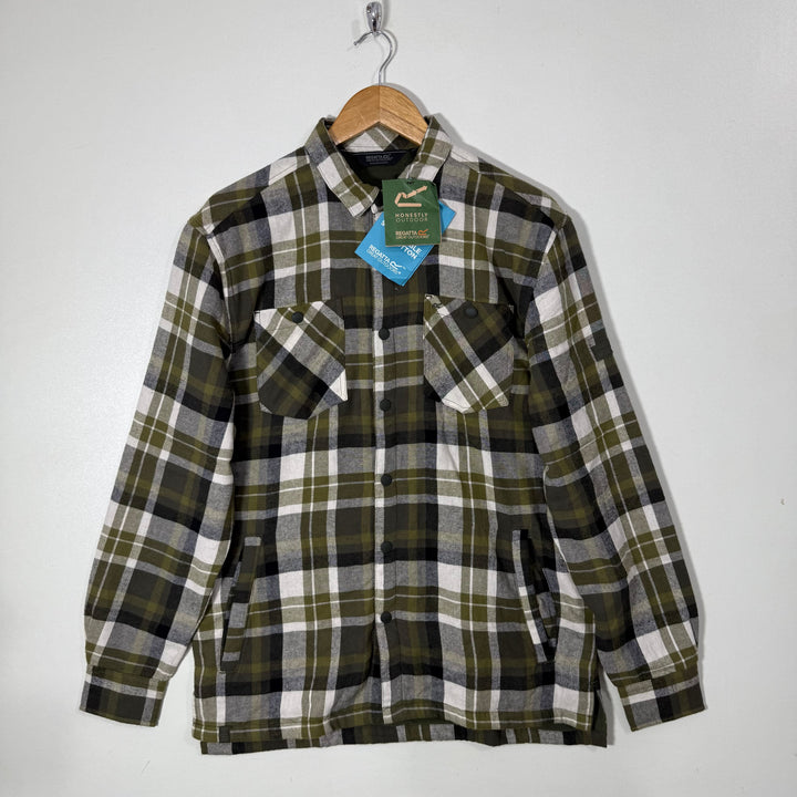 REGATTA OUTDOORS THAMOS 4 POCKETS FLANNEL SHIRT BRAND NEW INNER FLEECE