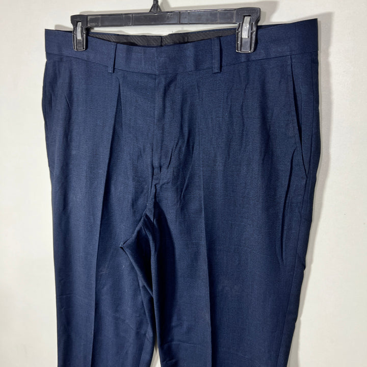 TOMMY HILFIGER SLIM FIT TEXTURED DRESS PANT WITHOUT STRETCH DARK NAVY BLUE