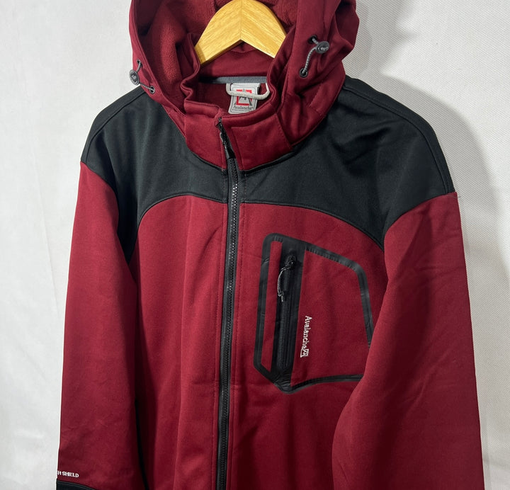 AVALANCHE SOFT SHELL WINDBREAKER JACKET INNER FLEECE WITH DETACHABLE HOOD