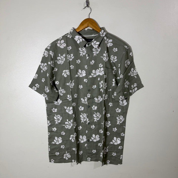 MANTARAY HALF SLEEVES VISCOSE SHIRT