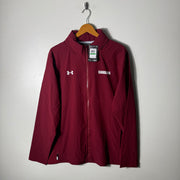 UNDER ARMOUR HYBRID PARACHUTE JACKET WITH STRETCH WITH DETACHABLE HOOD BRAND NEW