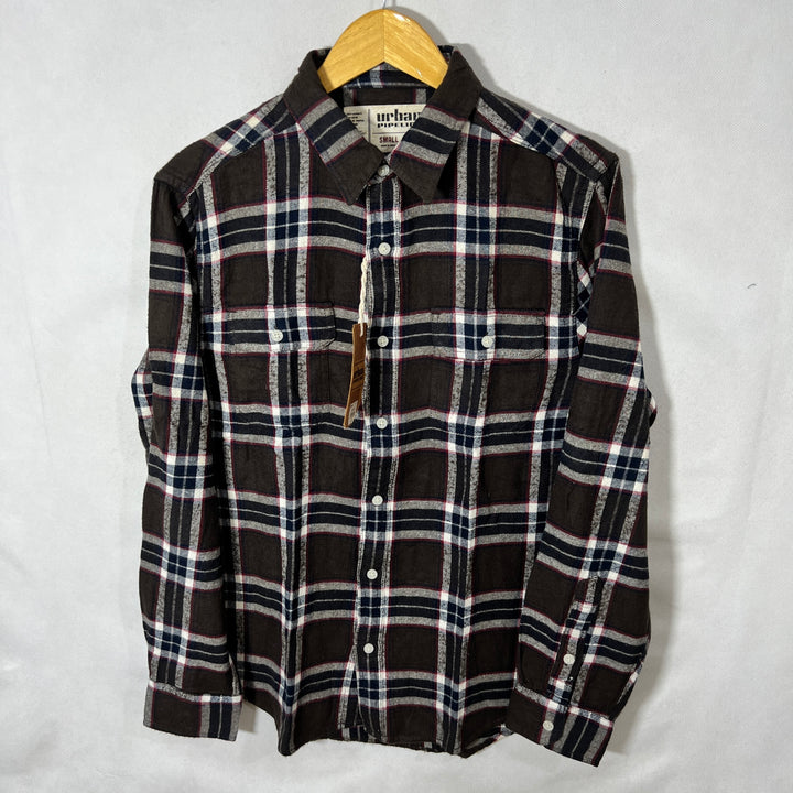 URBAN PIPELINE DOUBLE POCKETS FLANNEL SHIRT BRAND NEW