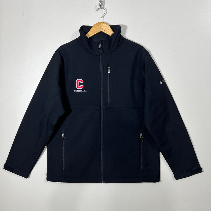 COLUMBIA SOFT SHELL WINDBREAKER JACKET INNER FLEECE
