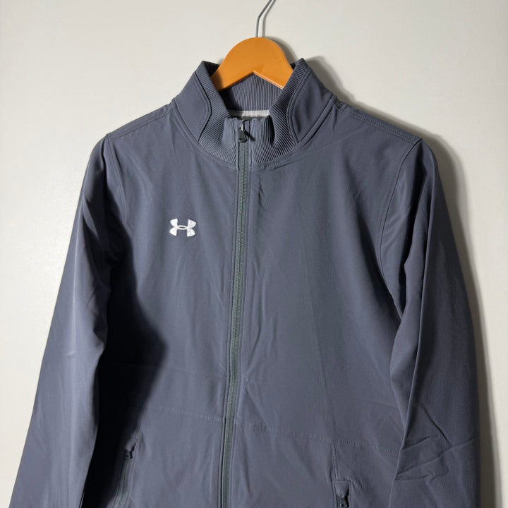 UNDER ARMOUR HYBRID PARACHUTE SPORT JACKET GREY COLOUR 4 WAY STRETCH