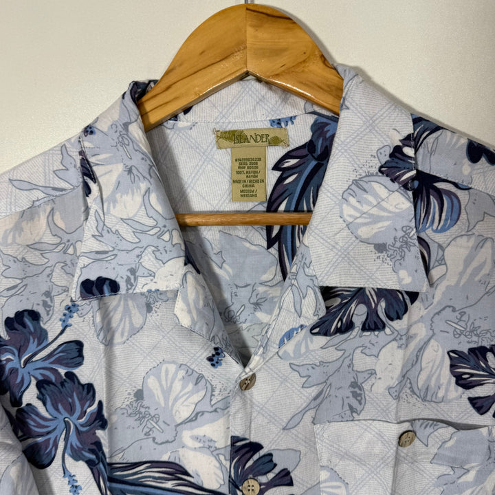ISLANDER CUBAN COLLAR HALF SLEEVES HAWAI SHIRT