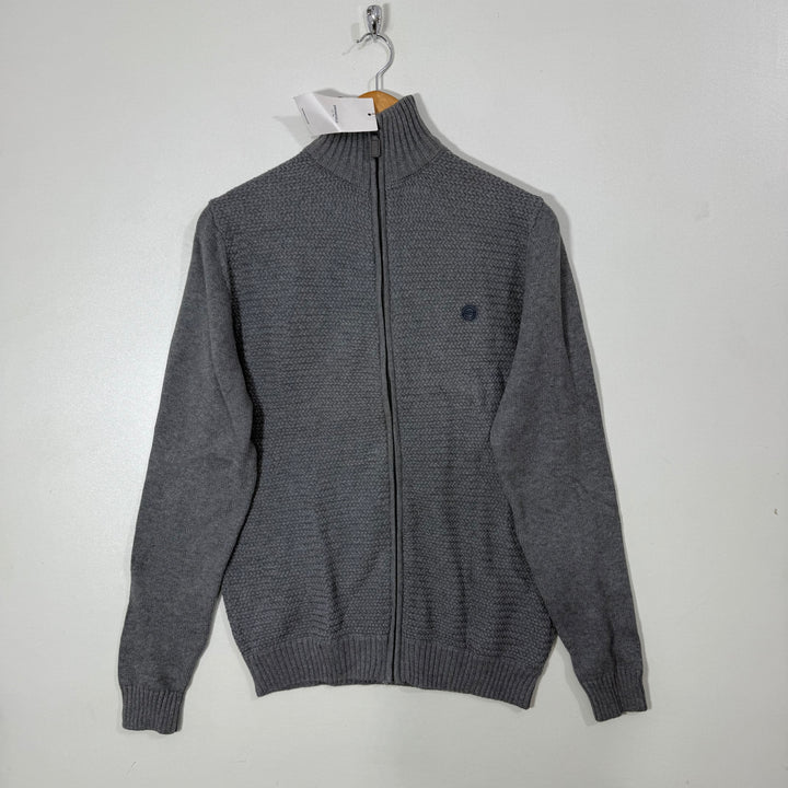 SPRINGFEILD HALF ZIP KNITWEAR SWEATER BRAND NEW GREY COLOUR