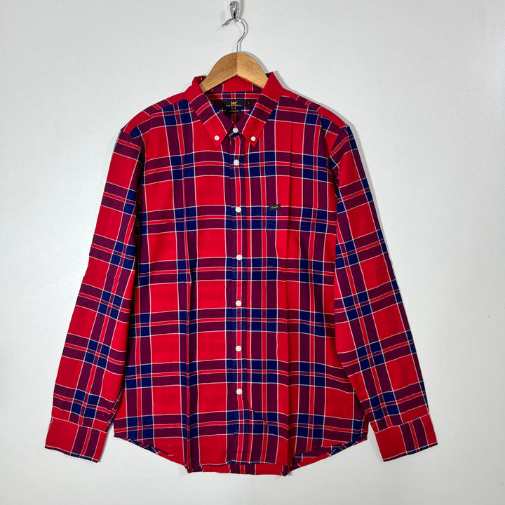 LEE REGULAR FIT BUTTON DOWN CASUAL COTTON SHIRT