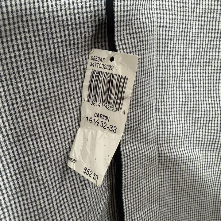 BCBG ATTITUDE MODERN FIT SEMI FORMAL CHECKERED SHIRT BRAND NEW