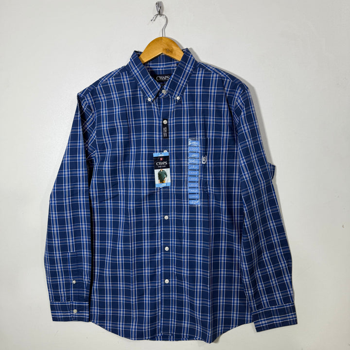 CHAPS BUTTON DOWN COTTON CASUAL SHIRT BRAND NEW
