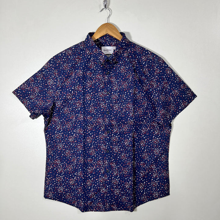 GOOD FELLOW &CO BUTTON DOWN HALF SLEEEVES SHIRT