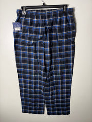 CROFT & BARROW FLANNEL COTTON CHECKERED LOUNGEWEAR TROUSER BRAND NEW