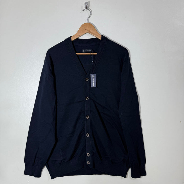 GIOVANNI GALLI CARDIGAN SWEATER BRAND NEW BLUE COLOUR