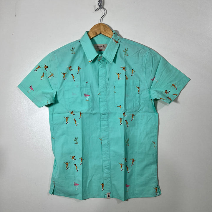 ALTAMONT HALF SLEEVES COTTON SHIRT