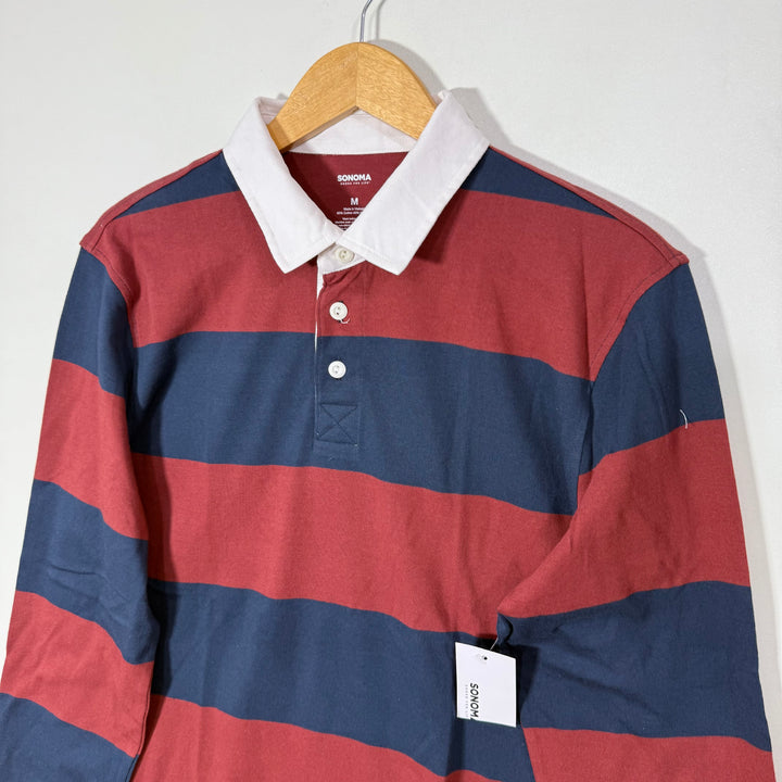 SONOMA LONG SLEEVES COTTON POLO BRAND NEW