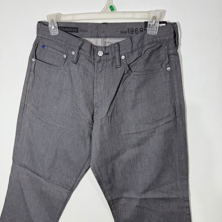 GAP STANDARD FIT DENIM PANT BRAND NEW WITHOUT STRETCH GREY COLOUR