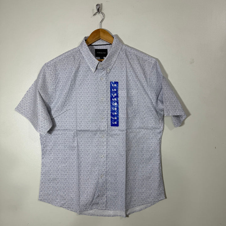 JACHS NEW YORK BUTTON DOWN HALF SLEEVES COTTON SHIRTV
