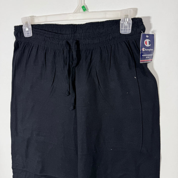 CHAMPION COTTON JARSEY THREE QUARTER SHORT BRAND NEW BLACK COLOUR