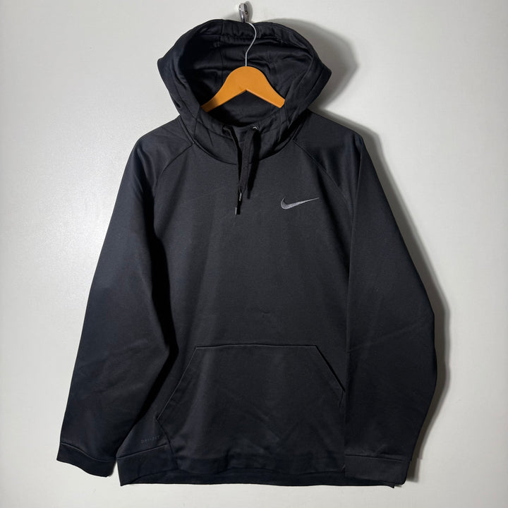 NIKE DRI FIT SPORT HOODIE INNER FLEECE BLACK COLOUR