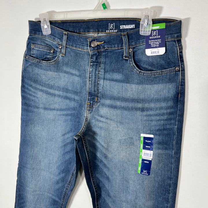 GEORGE STRAIGHT FIT DENIM PANT BRAND NEW WITH STRETCH