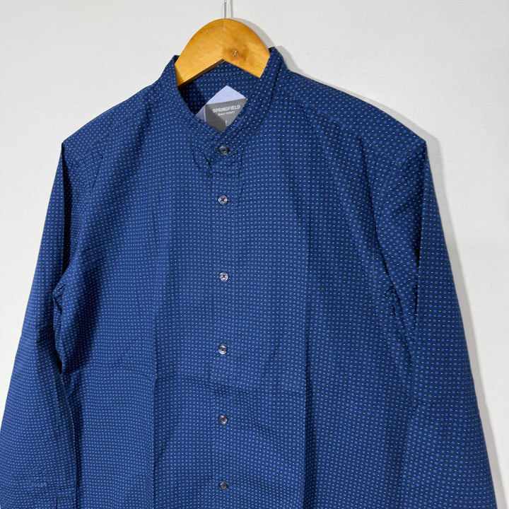 SPRINGFEILD BEN COLLAR PRINTED SHIRT