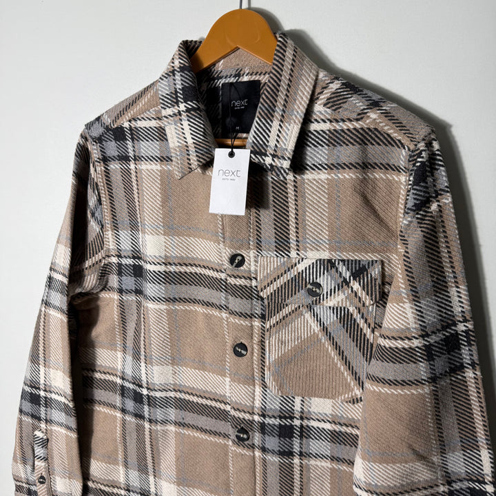 NEXT SINGLE POCKETS FLANNEL CHECKERED SHIRT BRAND NEW