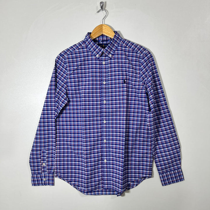 RALPH LAUREN POLO BUTTON DIWN PERFORMANCE CASUAL COTTON SHIRT
