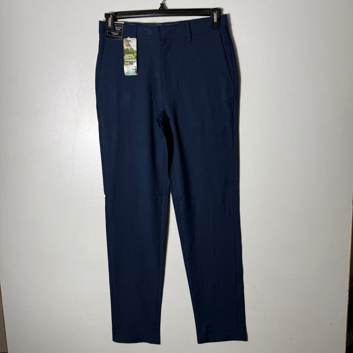 HAGGAR SPIM FIT COMFORT DRESS PANT BRAND NEW BLUE COLOUR