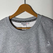 REEBOK SWEATSHIRT BRAND NEW GREY COLOUR INNER FLEECE