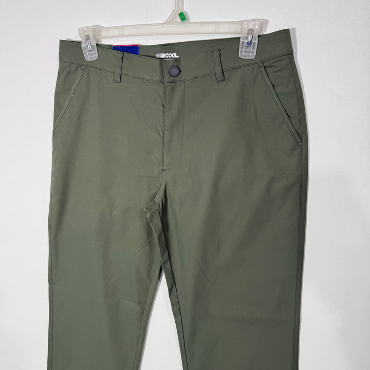 32 COOL STRAIGHT FIT PERFORMANCE PANT BRAND NEW WITH STRETCH GREEN COLOUR