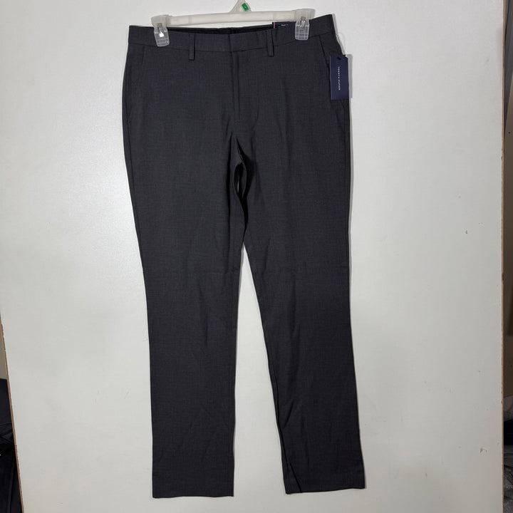 TOMMY HILFIGER SLIM FIT TEXTURED DRESS PANT BRAND NEW GREY COLOUR
