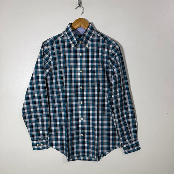 NAUTICA BUTTON DOWN CASUAL COTTON SHIRT