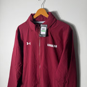 UNDER ARMOUR HYBRID PARACHUTE JACKET WITH STRETCH WITH DETACHABLE HOOD BRAND NEW