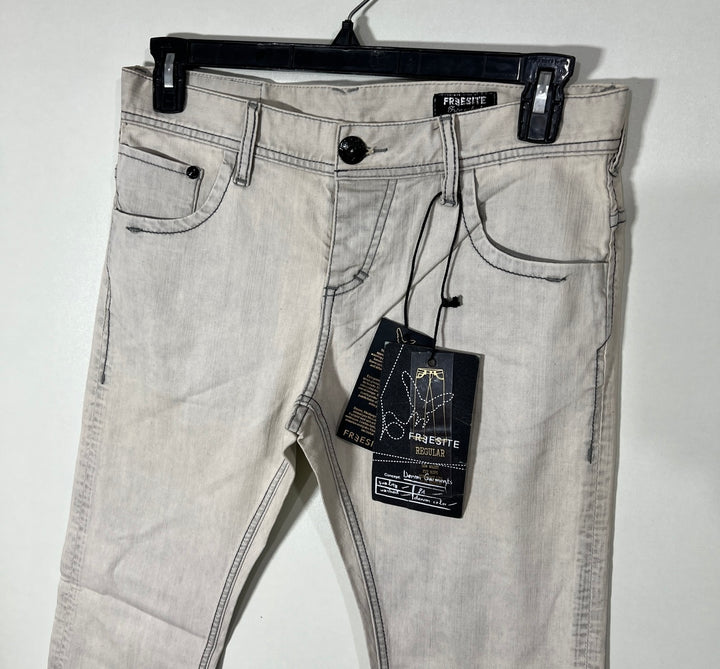 FREE SITE REGULAR FIT DENIM PANT BRAND NEW WITH STRETCH